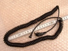 Braun Spiral Blitzkabel extra lang entfesselte Nutzlänge ca 2m Ingenieur geprüft