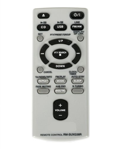 Suxg38r neue fernbedienung - rm-suxg38r,