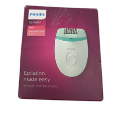 Philips Epilator 2000 BRE224/00 Epilierer Kabel Weiss Grün kompakt