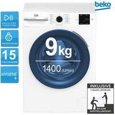 Beko BM3WFU4941W1 Waschmaschine 9kg Weiß EnergySpin Vollelektronik AddXtra 2ML