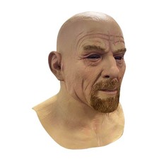Latex altmännermaske - latex,