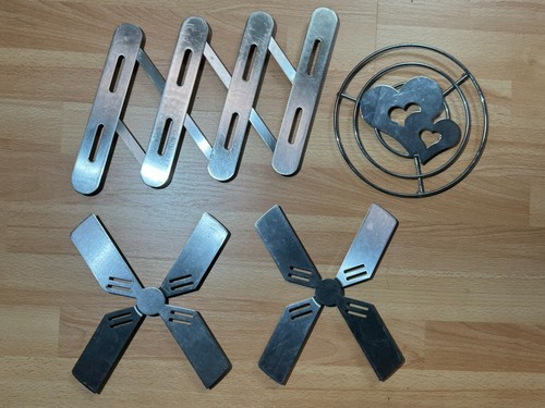 Untersetzer edelstahl - 3x,