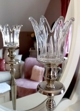 Kerzenglas Glasaufsatz /