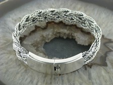 Silberarmband zopfstyle - silberarmband,