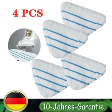 4PCS Für CLEANmaxx Ersatz Dampfbesen Premium Mikrofaser Bodentuch Dreiecksfuß DE