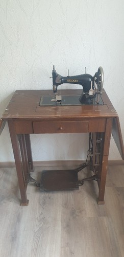 Alte decker nähmaschine mit - alte,