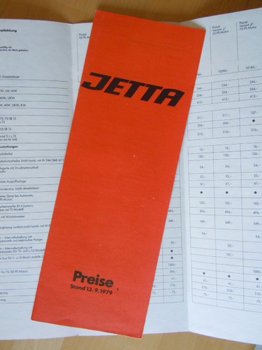 Prospekt preisliste vw - ,