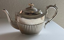 versilberte englische Teekanne