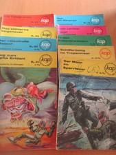 DDR 9 Romanhefte kap Nr. 12,20,62,65,73, 85,102,103,104,