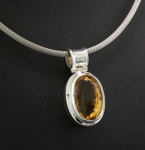 Citrin anhänger 00 carat - , 45,00