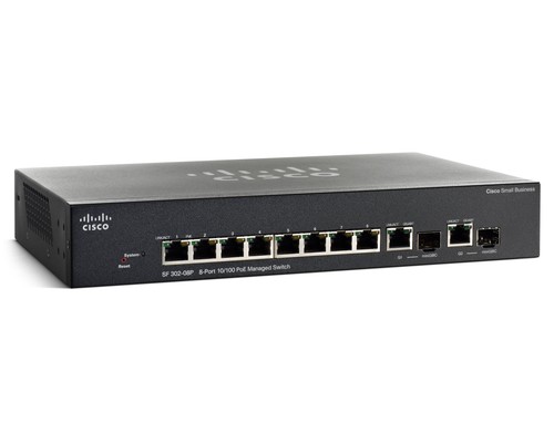 Cisco sf302 08pp - cisco, ports