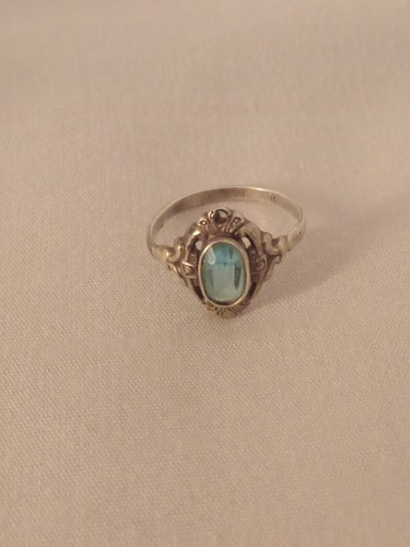 Silber ring mit - mit, stein