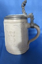 Alter 0.5 Liter Keramik  Krug