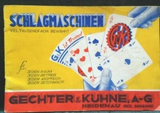 alter Katalog 1935,Schlag-Bäckerei Maschinen,Gechter & Kühne,Heidenau,Dresden