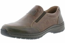 Rieker Herren Slipper Braun Schuhe weit 03354-26