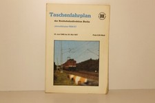 H-011  (3) Eisenbahn  Taschenfahrplan DR 1986/87   Kursplan DDR Ostalgie