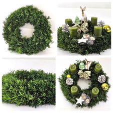 Kranz Taxus Rohling halbrund