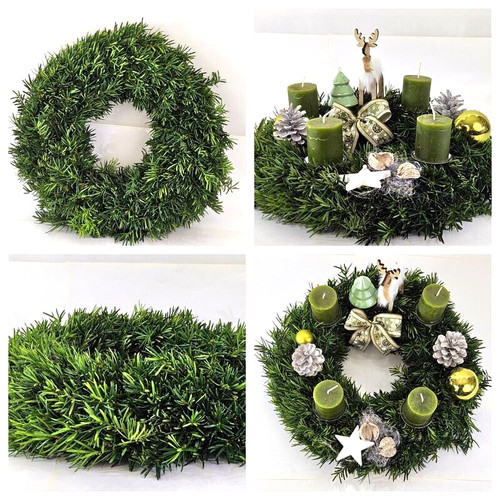 Kranz taxus rohling halbrund - kranz,