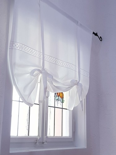 Gardine raffrollo spitze - gardine,