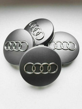 4x 60mm Grau Nabendeckel