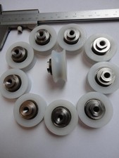 10St.Konstruktionsrolle Torrolle Kunststofflaufrad Schiebetür  Kunststoffrolle