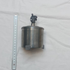 Zinndose, Savo Tinn, Norwegen, mit Figurknauf