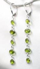 Peridot ohrhänger 925 - peridot,