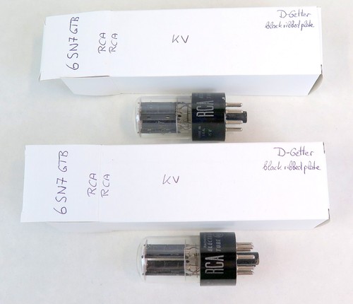 2x RCA 6SN7 GTB Röhre /