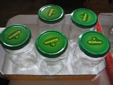 Einkochen 5 Twist off Vorrats-Gläser,  Gurken,Kürbis,leer,Twist off Deckel,670ml