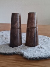 Set 2teilig Kerzenständer Kerzenhalter Kerze Kerzen Antik Landhaus Shabby Chic