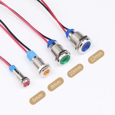 LED in Metall-Fassung, flach