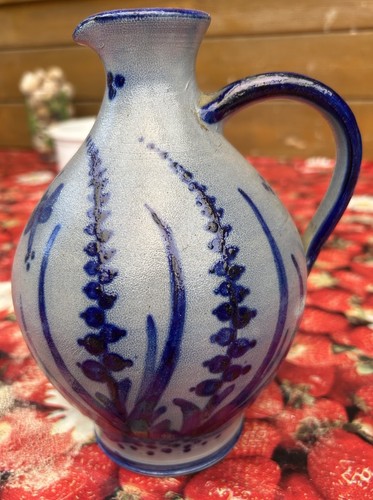 Keramikkrug bembel blau - keramikkrug,