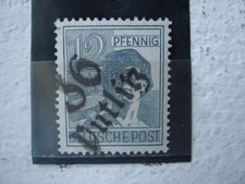 sbz bezirkshandstempel  36 Putlitz auf 12 Pfg. ** BPP gepr.