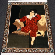 Orient Teppich Täbriz 81 x 65 cm Tabriz The Red Boy Master Lambton Perserteppich