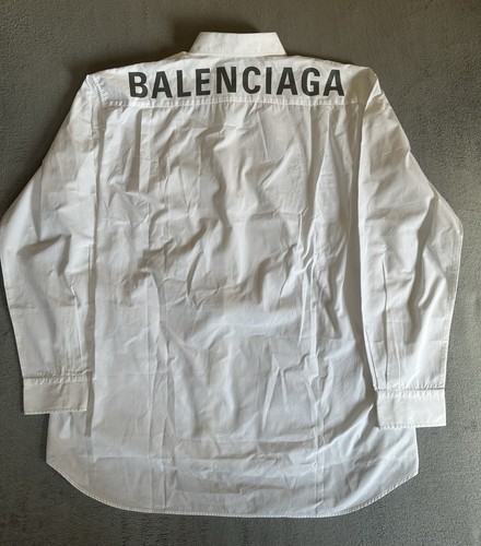 Balenciaga logo back shirt - back,
