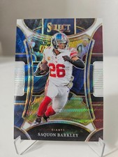 2023 Panini Select Saquon Barkley Tri Color Prizms Suite Level /149 Rare SP
