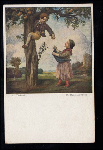 Künstler zumbusch die - künstler-ak, zumbusch: