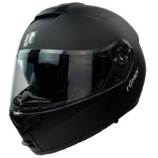 Römer RR20770 Klapphelm Schwarz Matt mit Sonnenvisier - Motorradklapphelm XS-XXL