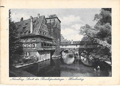 Nürnberg henkersteg stadt - ak,
