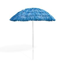 Hawaii Strohschirm blau 160 cm UV30 Strandschirm Sonnenschirm Gartenschirm