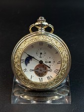 Skelett taschenuhr gold silber - gold,