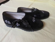 Damen trachtenschuhe - trachtenschuhe, (braun)