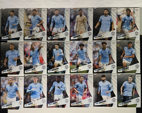Manchester city topps karten - manchester,