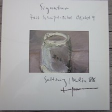 Klaus Fussmann: Signatur.Zeit.Schrift.Bild. Objekt Nr.9. Nr.65 von 990. Sign.