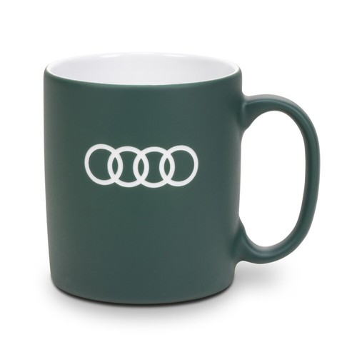 Original audi tasse graugrün - original,