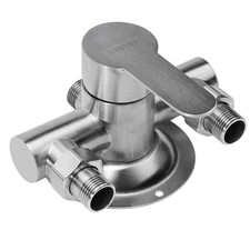 Duschmischer aus Edelstahl mit