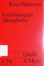 Einführung ins altenglische - einführung,