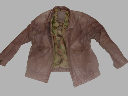 Stylische lederjacke trapper - lederjacke,