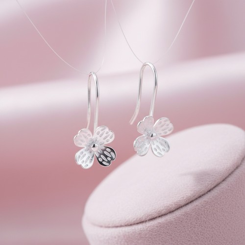 Ohrhänger blume sterling - ohrhänger,
