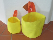 2x IKEA STICKAT Gelb – Aufbewahrung – Utensilo - Hängekorb